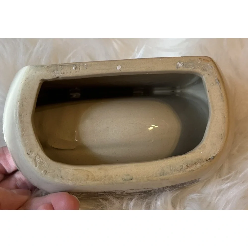VTG Ceramic Strasburg Railroad Scouring‎ Pad Holder I'll Hold Your Souring Pad
